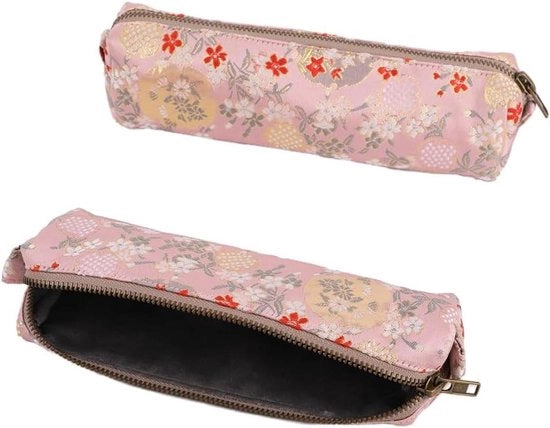 Borsa per pennarelli - Contenitore per pennarelli e accessori - Organizzatore per cosmetici e articoli da ufficio - Rosso