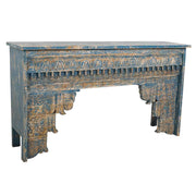 Mobile da ingresso in legno fatto a mano 160x40x90