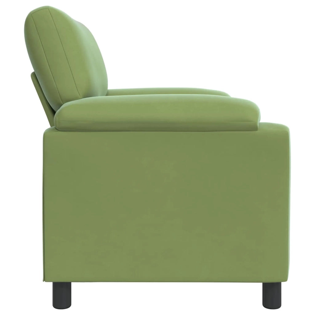 Divano Verde chiaro 94 x 85 x 93 cm Velluto 42040810
