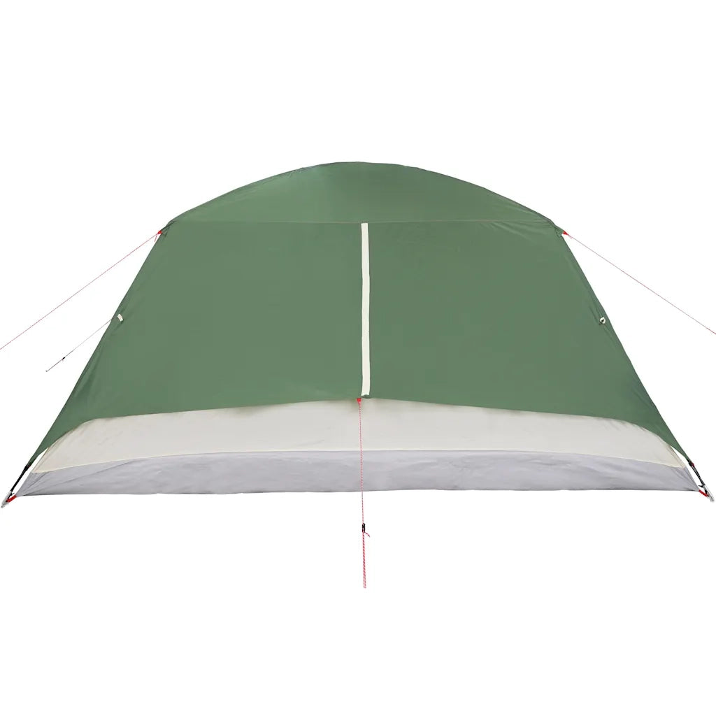 Tenda da Campeggio con Portico per 4 Persone Verde Impermeabile 94415