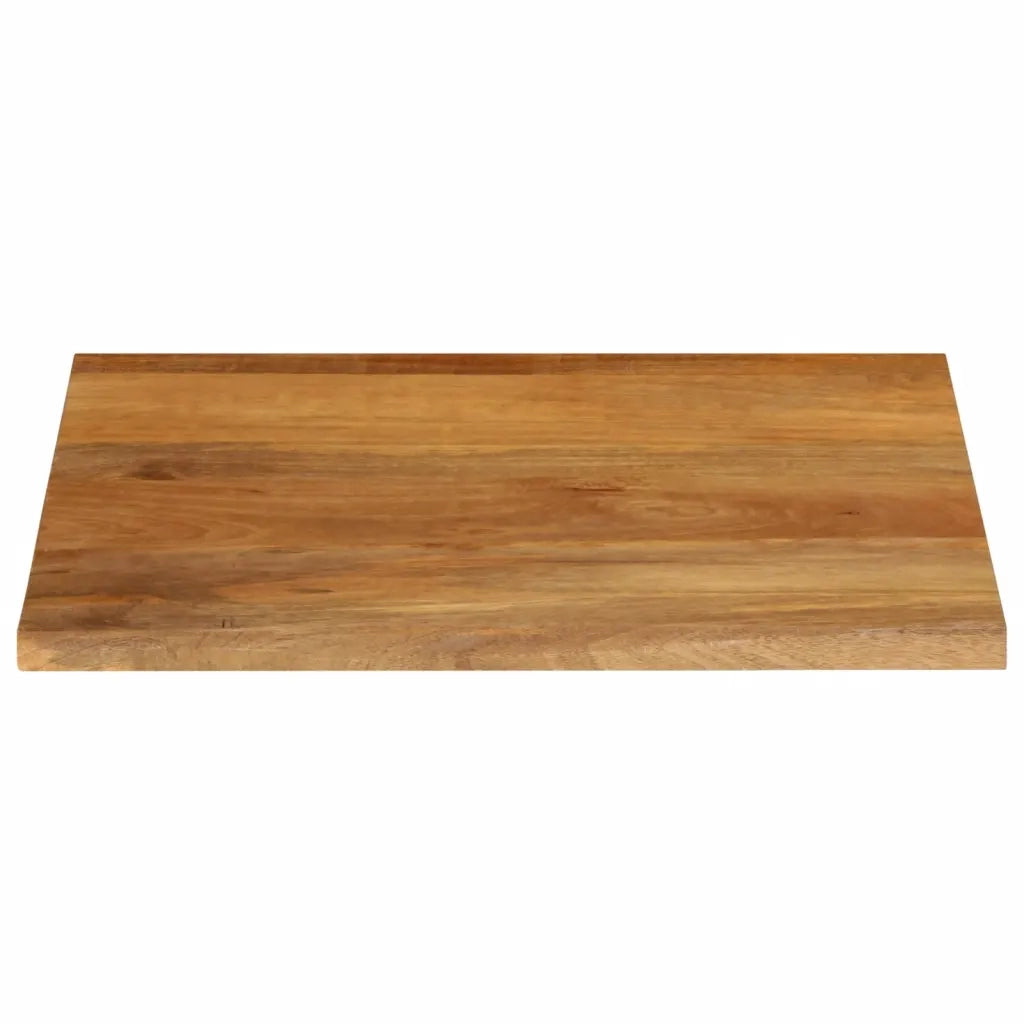 vidaXL Piano Tavolo Bordi Vivi 60x60x3,8 cm in Legno Massello di Mango