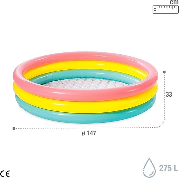 PISCINA GONFIABILE 'SUNSET GLOW' Ø cm 147 - 275 litri  - INTEX