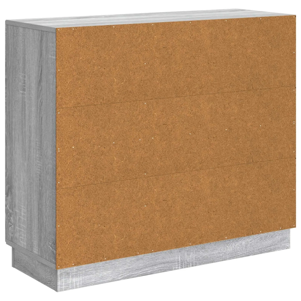 Credenza Grigio Sonoma 89 x 34,5 x 77 cm Legno ingegnerizzato 895341