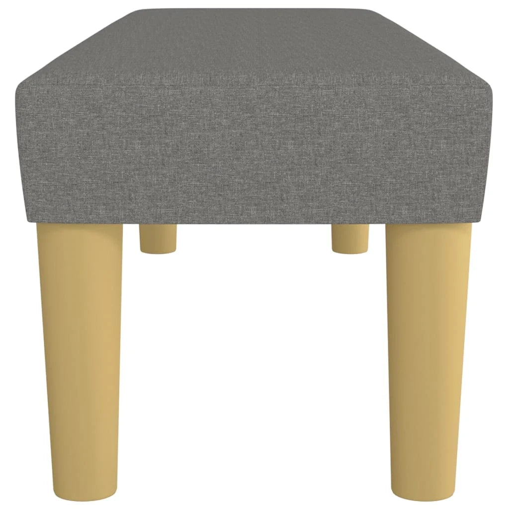 Panca 100 x 30 x 30 cm tessuto grigio scuro 02_0010549