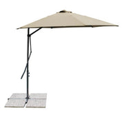 Ombrellone da Giardino decentrato 2x3 in acciaio - MUSON