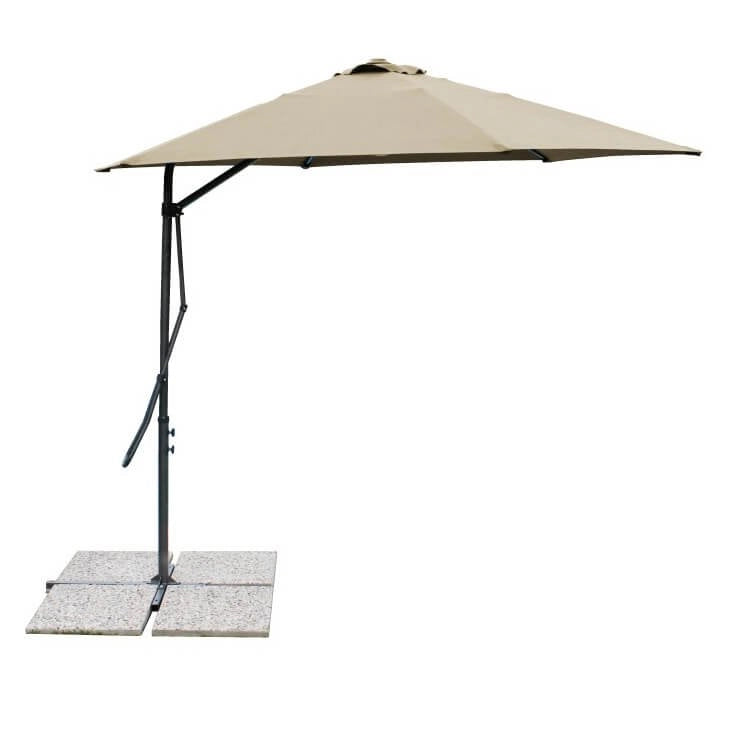 Ombrellone da Giardino decentrato 2x3 in acciaio - MUSON