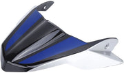 Vetro Anteriore Cup Winglet Difusore d'Aria Difensore del Vento ABS per Vetro Anteriore Vetro Anteriore Sostituzione per MT-09 FZ-09 2017-2020 (Blu)