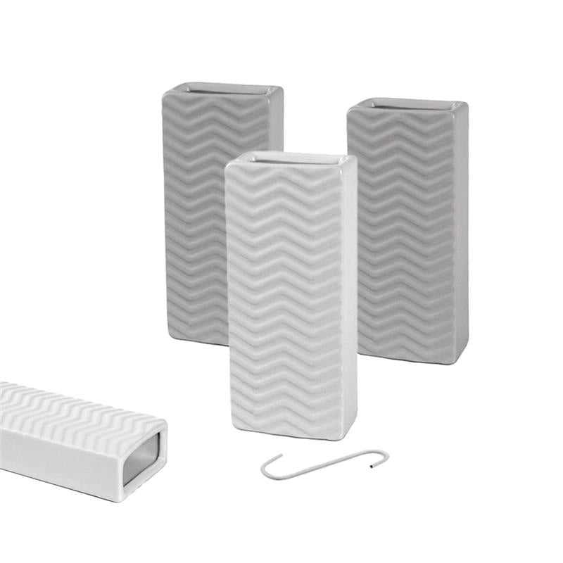 UMIDIFICATORE SET 3PZ PER TERMOSIFONE IN CERAMICA DIMENSIONE 8X4X20H CM - ASSORTITO