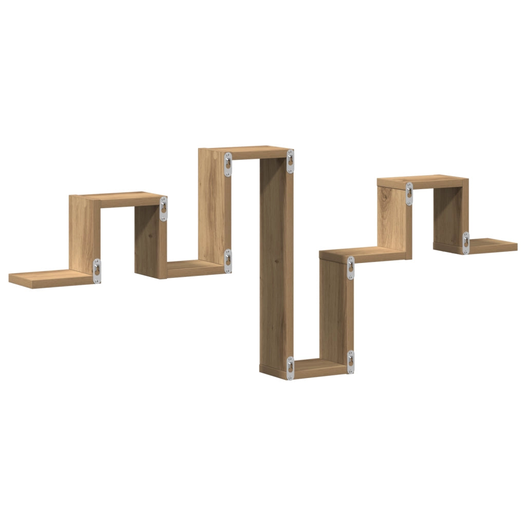 Mensola in rovere artigianale 104,5x10x43 cm in legno ingegnerizzato