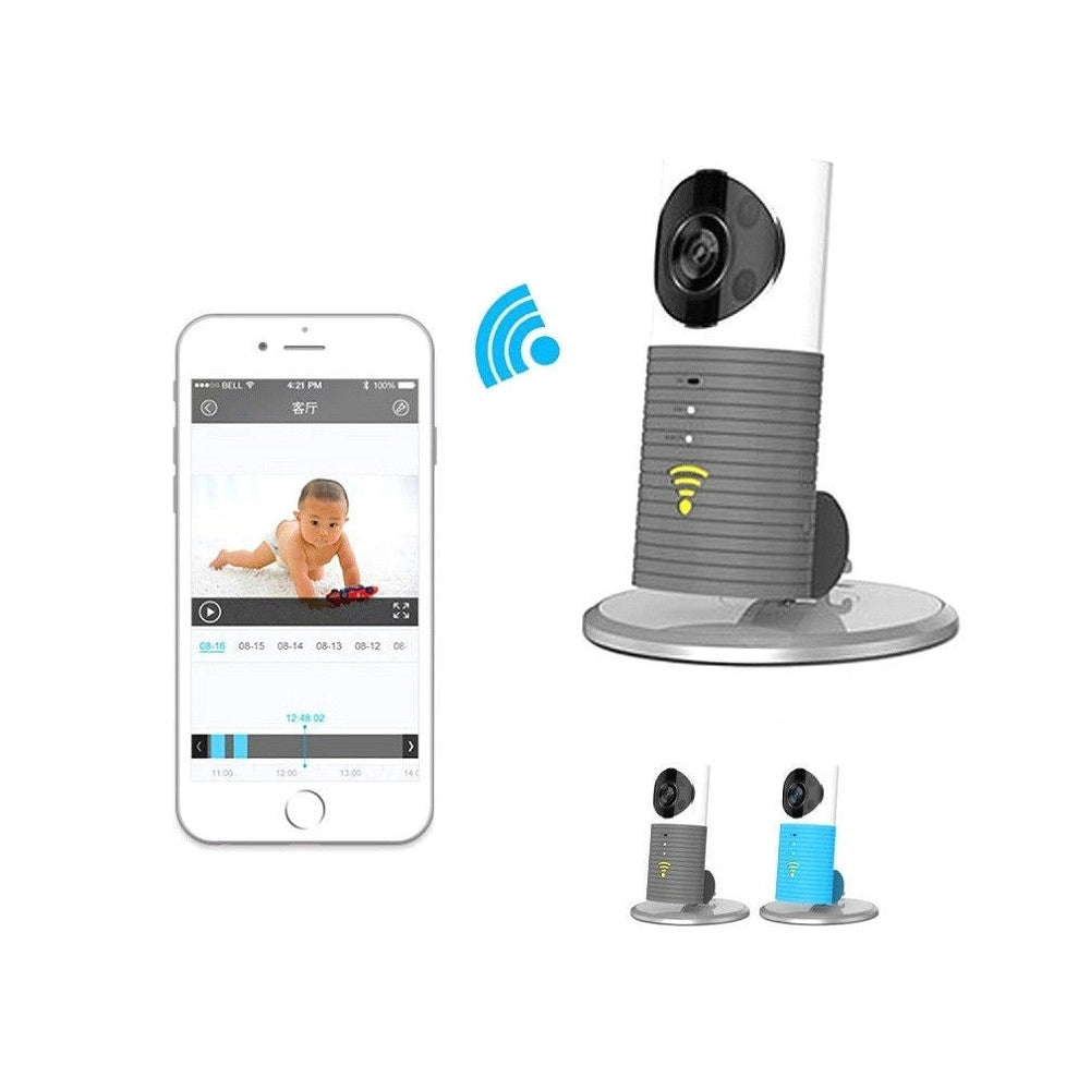 Trade Shop - Telecamera Wifi Videosorveglianza Ip Camera Sensore Di Movimento Led P2p Microsd -
