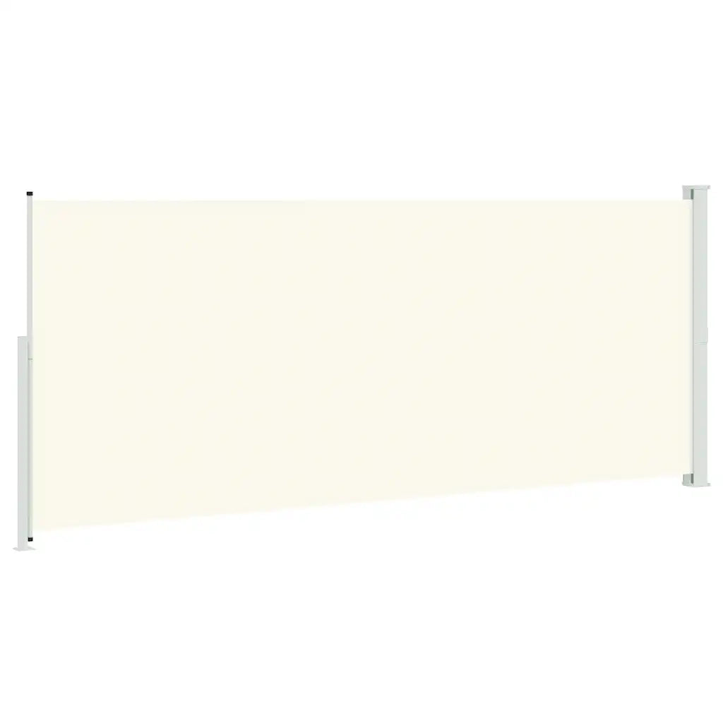 Tenda Laterale Retrattile per Patio 200x514 cm Crema 313418