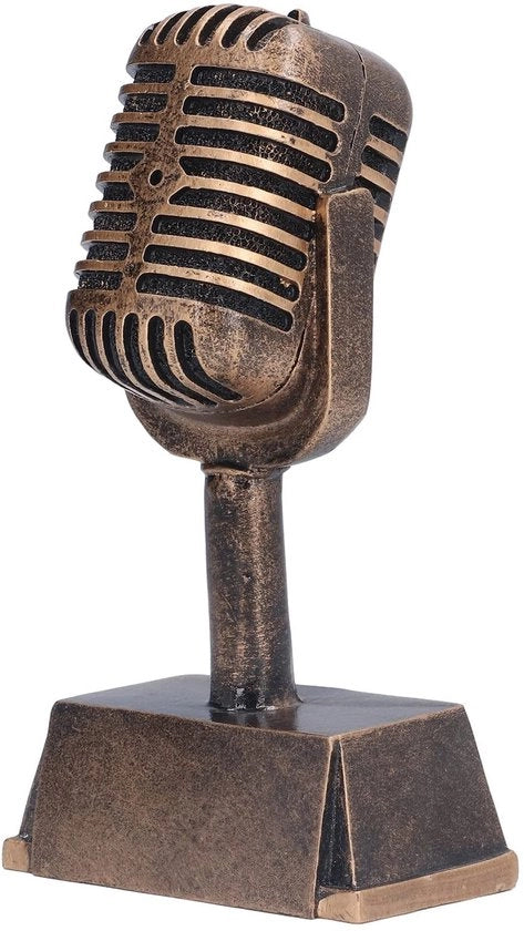 Premio Musicale Decorativo - Ideale Riconoscimento per Competizioni di Canto - Ottima Premiazione - Sostanza Sinettica - Ideale per Concorsi di Canto