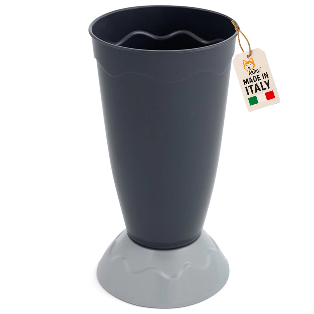 Akitaink Portaombrelli Vulcano 50cm Grigio Scuro