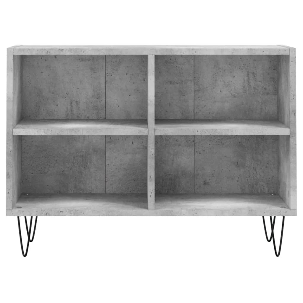 Mobile TV multimediale scaffale TV credenza mobile TV sala da pranzo soggiorno camera da letto 69,5 x 30 x 50 cm legno ingegnerizzato grigio 02_0026170