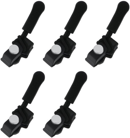 Ritstopper per Abbigliamento e Bagagli - 15 Stuks - Ritstopper Verwijderbare - Antiscivolo - Taglie S/M/L - Materiale Plastico