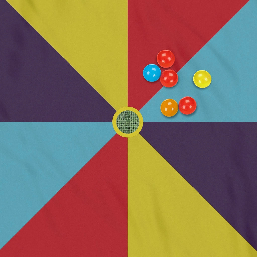 Lotto di 1 gioco XXL da esterno per bambini attività ludica divertente 200 x 200 cm in poliestere multicolore 13_0016193