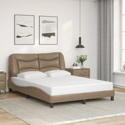 Giroletto senza Materasso-Struttura Letto Hvar Cappuccino 120x200 cm in Similpelle