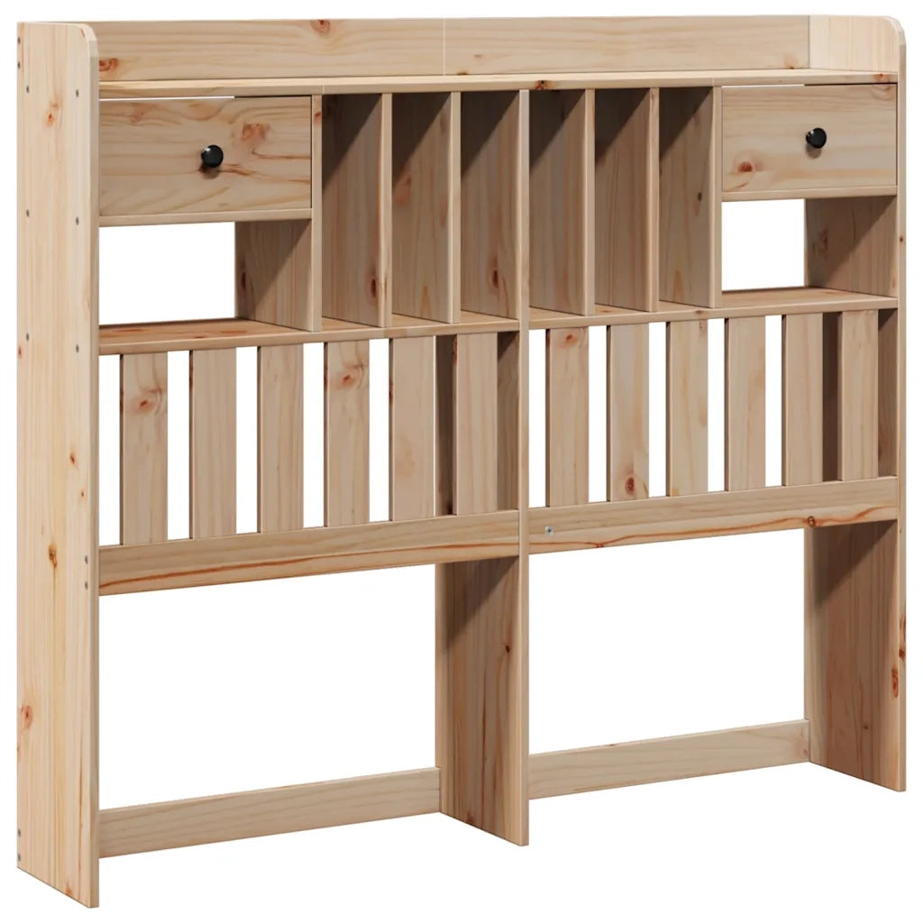 Letto Libreria senza Materasso 135x190 cm in Legno di Pino 3322253