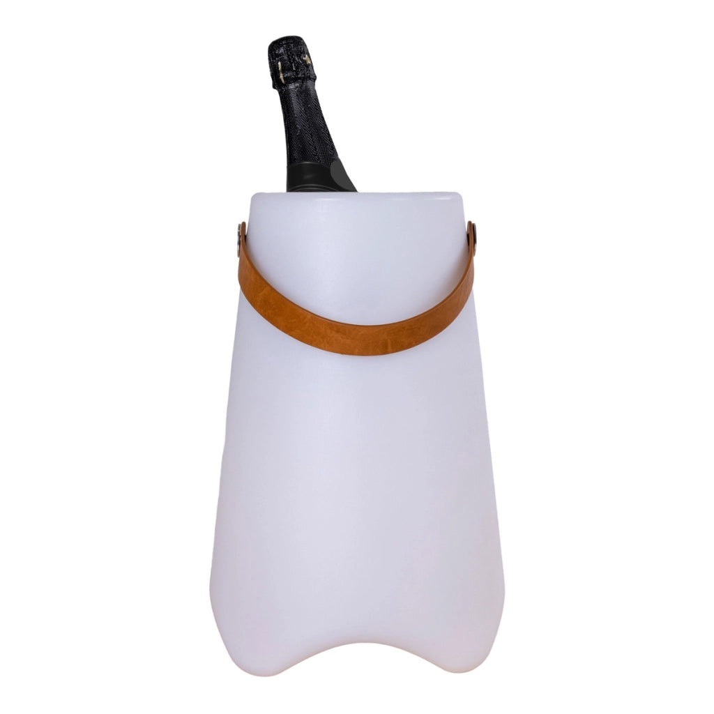 Lanterna Bristol, Bianco, Plastica, 25x25x37,5 cm