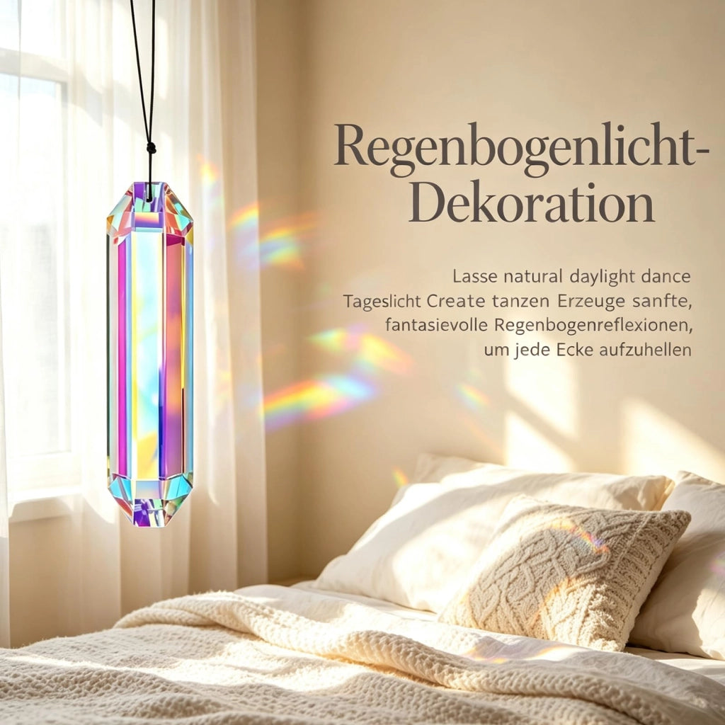 Set di 3 cristalli K9 per catturare la luce solare, prismi arcobaleno