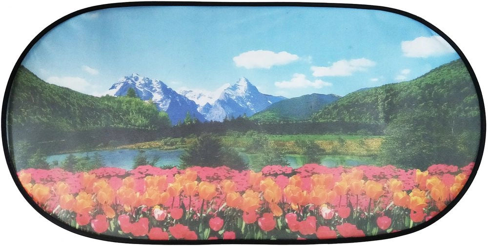 Tendina Posteriore auto 50x100 cm richiudibile con grafica