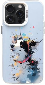 Case per iPhone con protezione grafica creativa - Case iPhone 14 - Case iPhone 13 - Case iPhone 12 - Case con disegno animale - Qualità alta per protezione ottimale - Custodia per iPhone