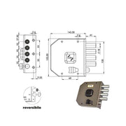 Serratura Sic.Semplice Dx Dm G412 Moia