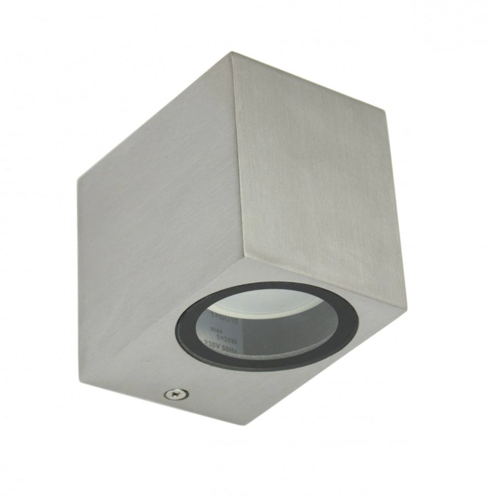 Applique esterno GU10 alluminio spazzolato IP44 SU-MA 5001