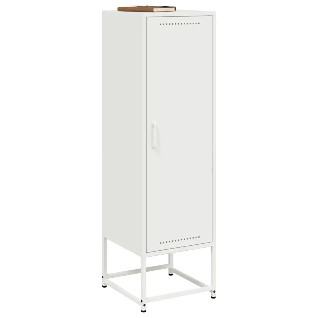 Credenza Bianca 36x39x123 cm in Acciaio 846529