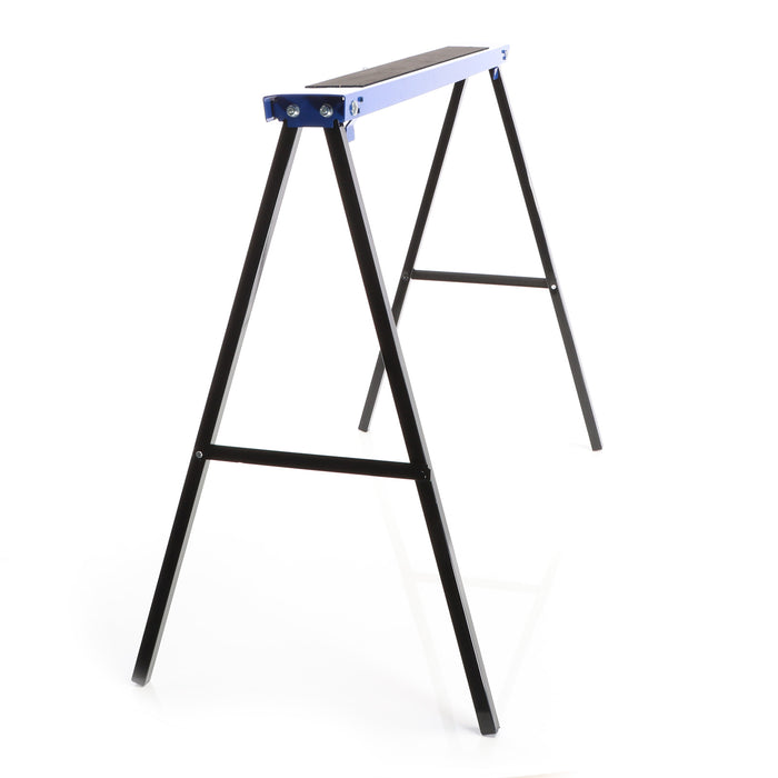 Set di 2 cavalletti pieghevoli di supporto in acciaio Capacità di carico di 250kg per coppia