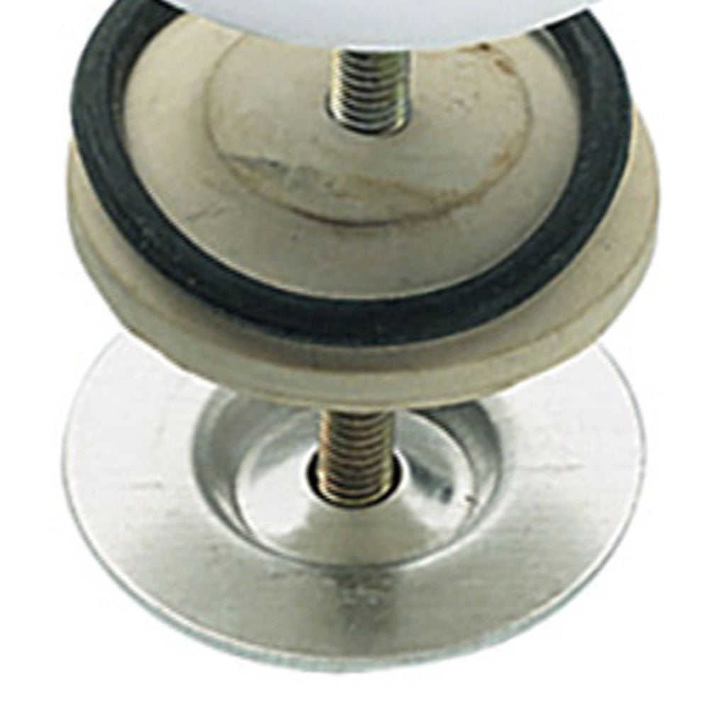 Copriforo per lavabo mm 50, verniciato bianco, tipo pesante