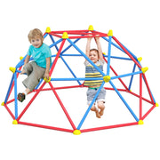 Castello per bambini con scivolo ¨C zephmum ¨C rosso e blu, 183x90 cm