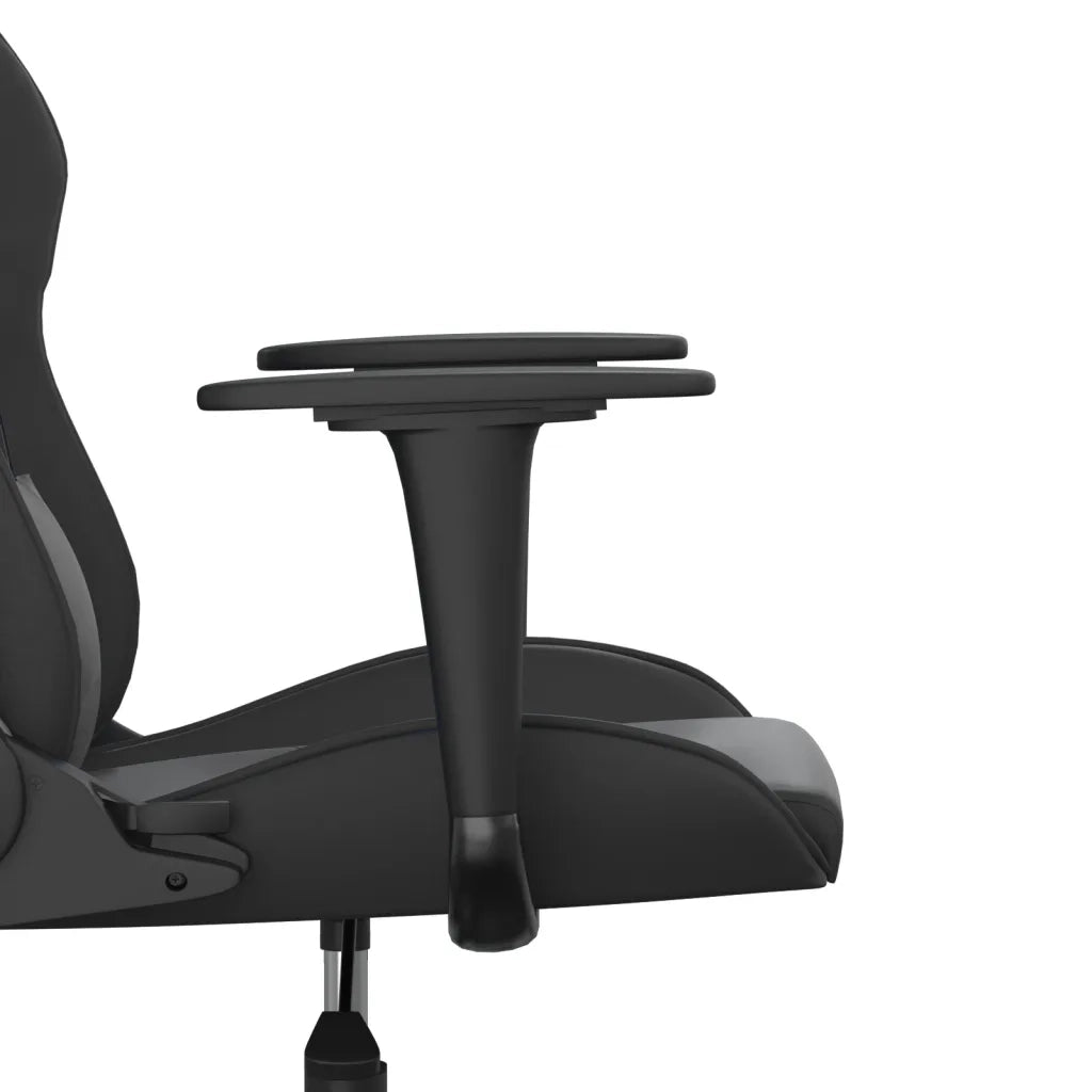 Sedia da Gaming | Sedia da e-sports Massaggiante Nera in Similpelle