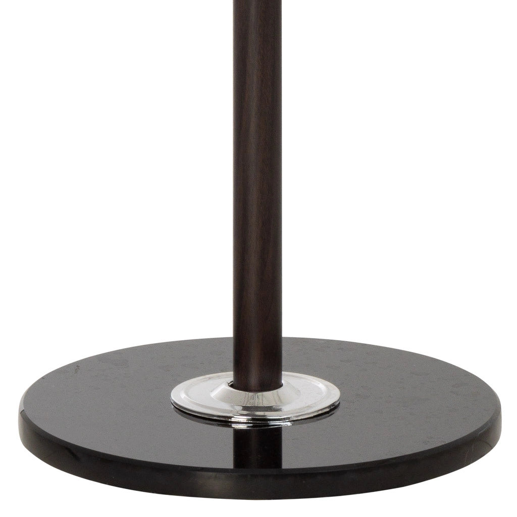 Perchero de metal marron con paraguero y 5 ganchos D36X172h cm