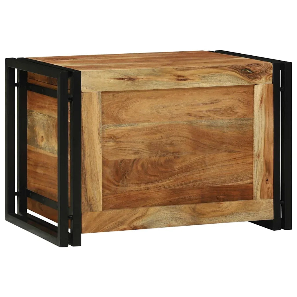 Scatola di Stoccaggio 60 x 40 x 41 cm Legno di Acacia Massello 4016753