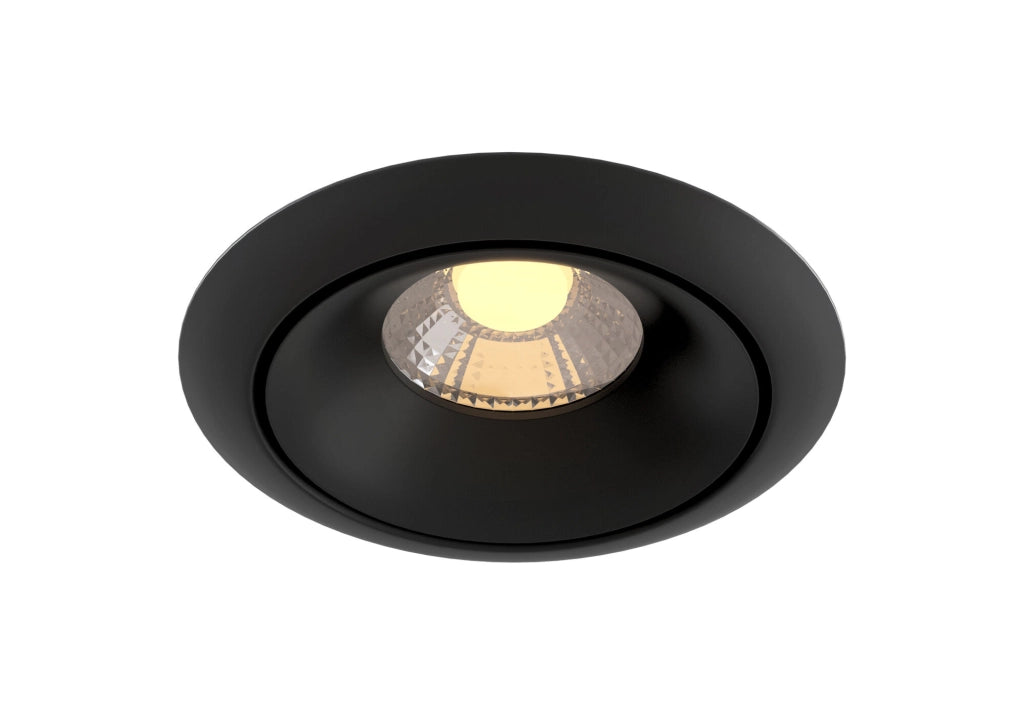 Faretto incasso LED Maytoni Yin nero 9W 3000K 650lm
