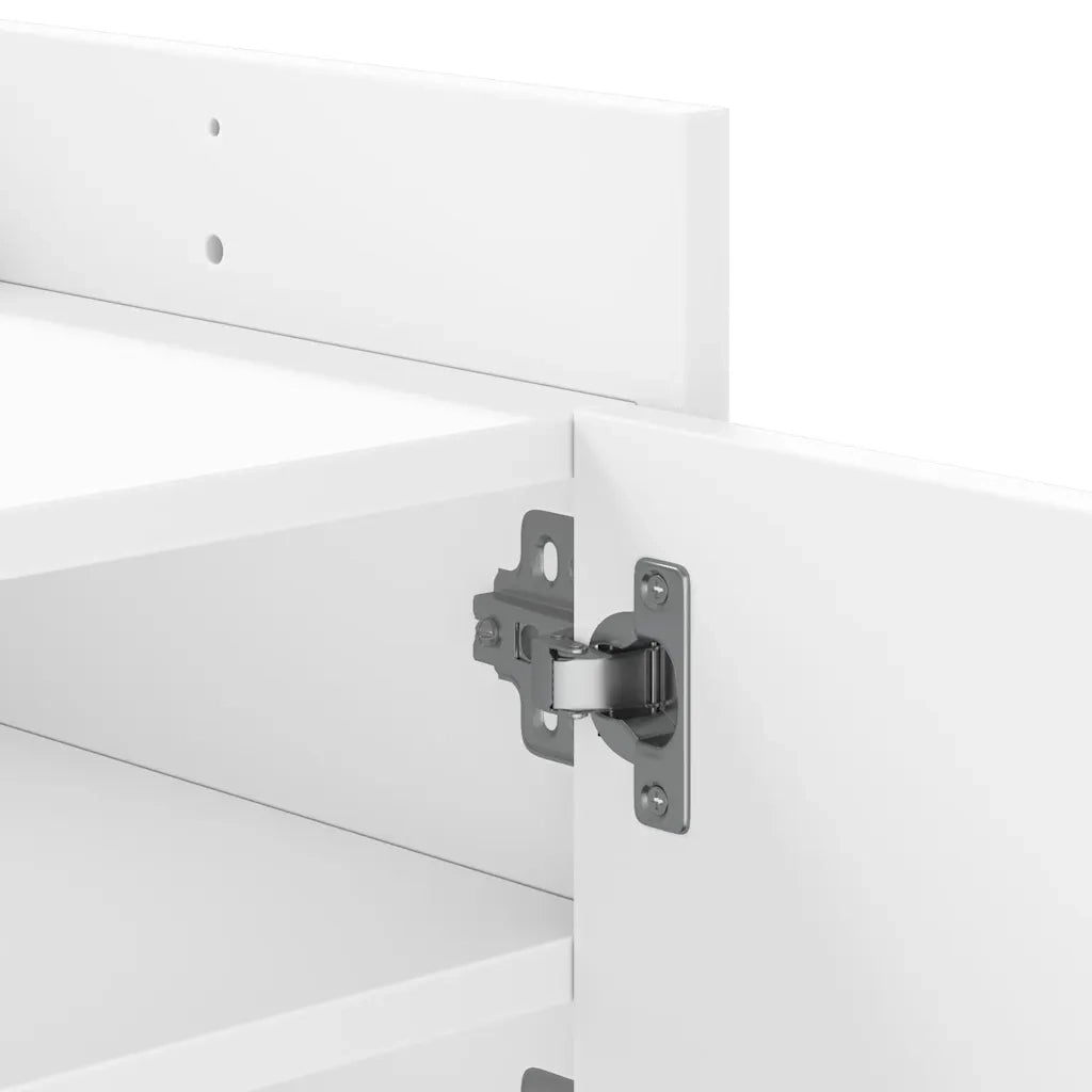 vidaXL Mobile Porta TV Bianco 100x35x40 cm in Legno Multistrato