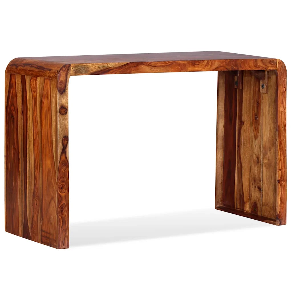 Credenza/Scrittoio in Legno Massello di Acacia Marrone 244356