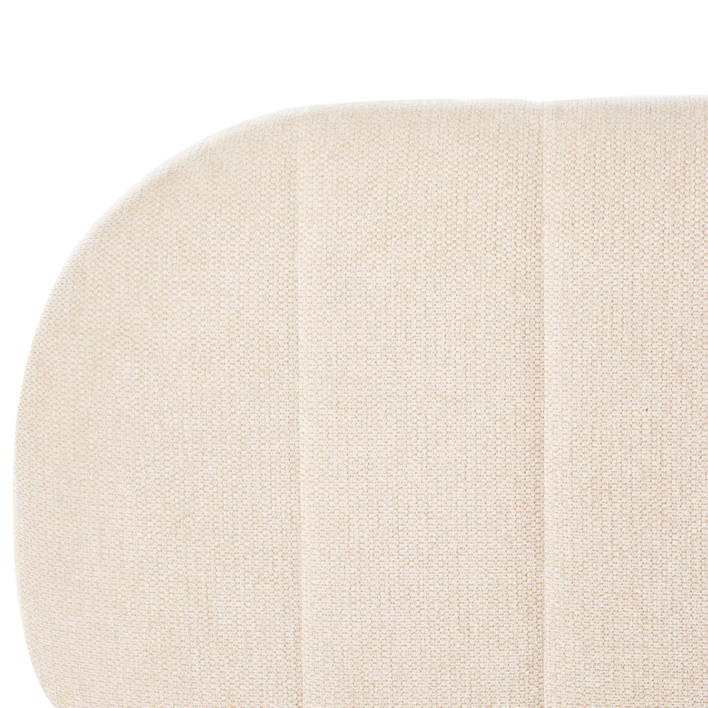 Letto matrimoniale imbottito con struttura a molle a sollevamento trapuntato 180 x 200 beige chiaro e contenitore sollevabile