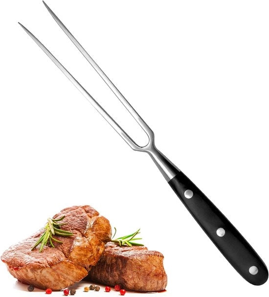Vanga di carne in acciaio inossidabile da 30 cm - Trinciatura, grigliatura e servizio di carne per cucina e barbecue