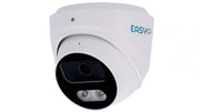 Telecamera Turret IP AI EASY-P 5MP Ottica 2.8 mm<br />IR 40 m Luce bianca 30 m Microfono Installazione Plug & Play<br />IA per Persone e/o VeicoliIP67 PoE P2P Metallo
