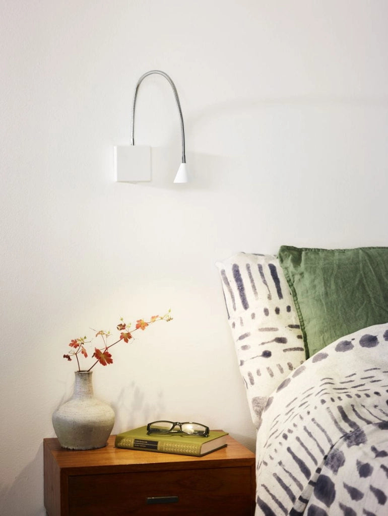 Applique da lettura Lucide Buddy LED 3W 4000K bianco/cromo