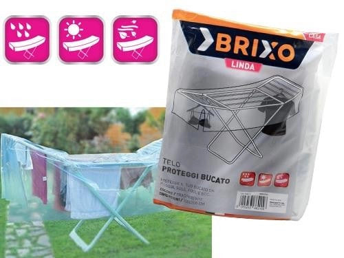 5 PZ TELI ANTIPIOGGIA SALVABUCATO TELI STENDIBIANCHERIA SALVA BUCATO MT.3X2