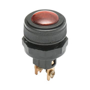 Spia luminosa rossa 12V/10A–24V/5A con 2 pin universale