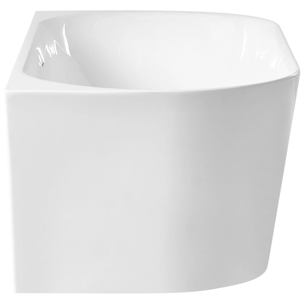 Vasca moderna angolare 170 x 79 cm Bianca Bagno in stile moderno