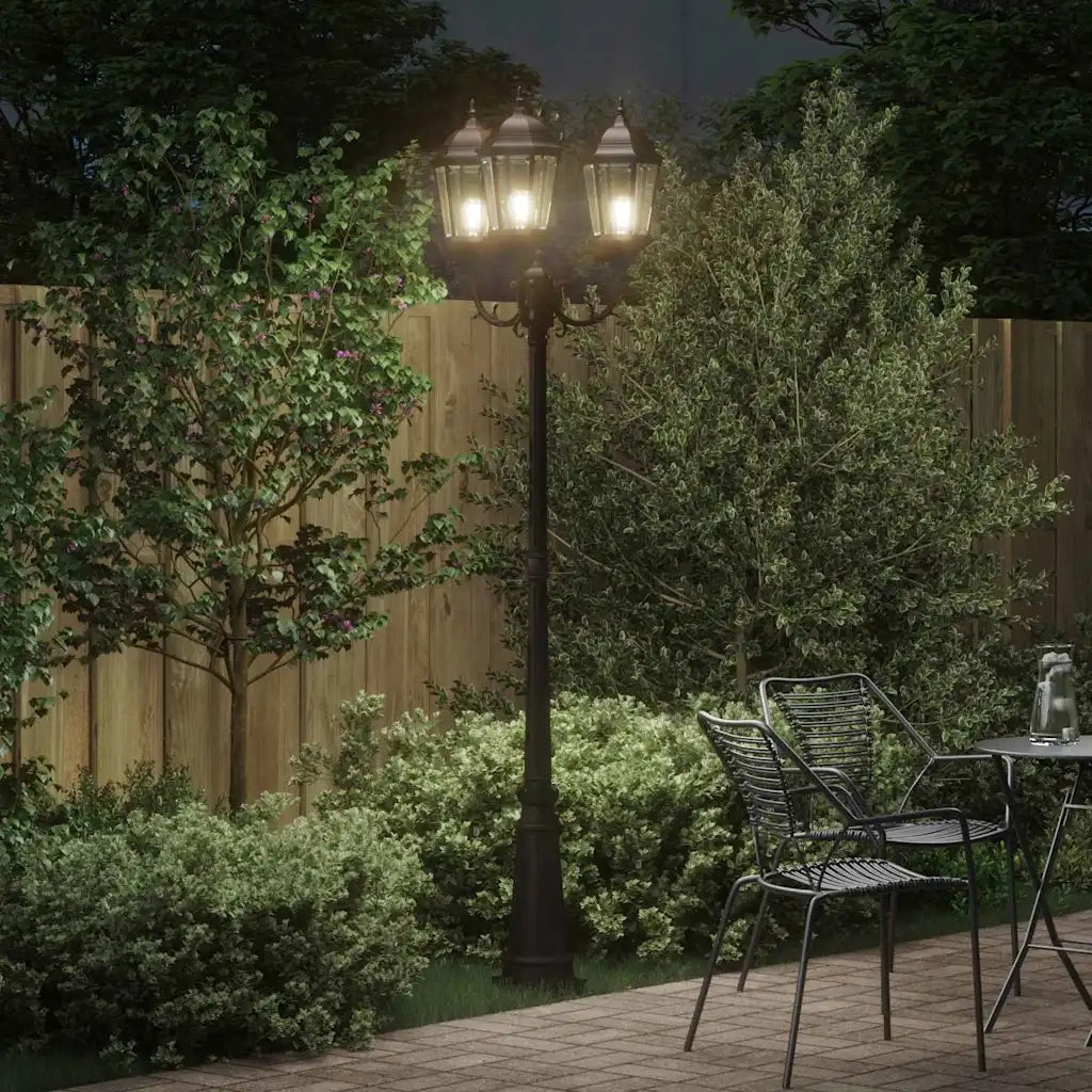 Luce da Giardino Bronzo 61 x 53 x 235 cm Alluminio e vetro CFW5200311