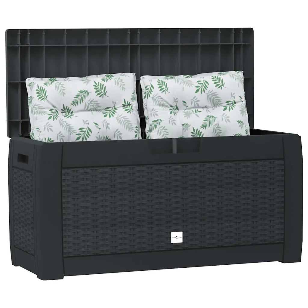 Baule da Giardino Antracite 119x48x60 cm in Polipropilene CFW6569786