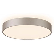 Plafoniera tonda LED 42W MENKAR 400 CCT 3000K 4000K lampada soffitto parete luce interni 3200lm 40cm 230V COLORE SILVER