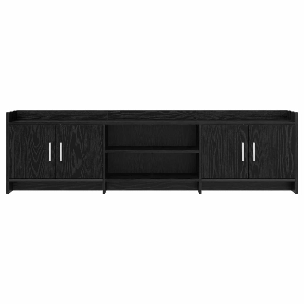 Mobile TV 168 x 33 x 47 cm Rovere Nero Legno ingegnerizzato 8011180