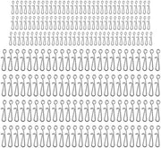 Fissaggio a gancio 100 pezzi - Pesci da mare Snap - Acciaio inossidabile - 13,5 mm/22 mm - Resistente alla corrosione - Duraturo e resistente agli urti - Fissatore a snodo